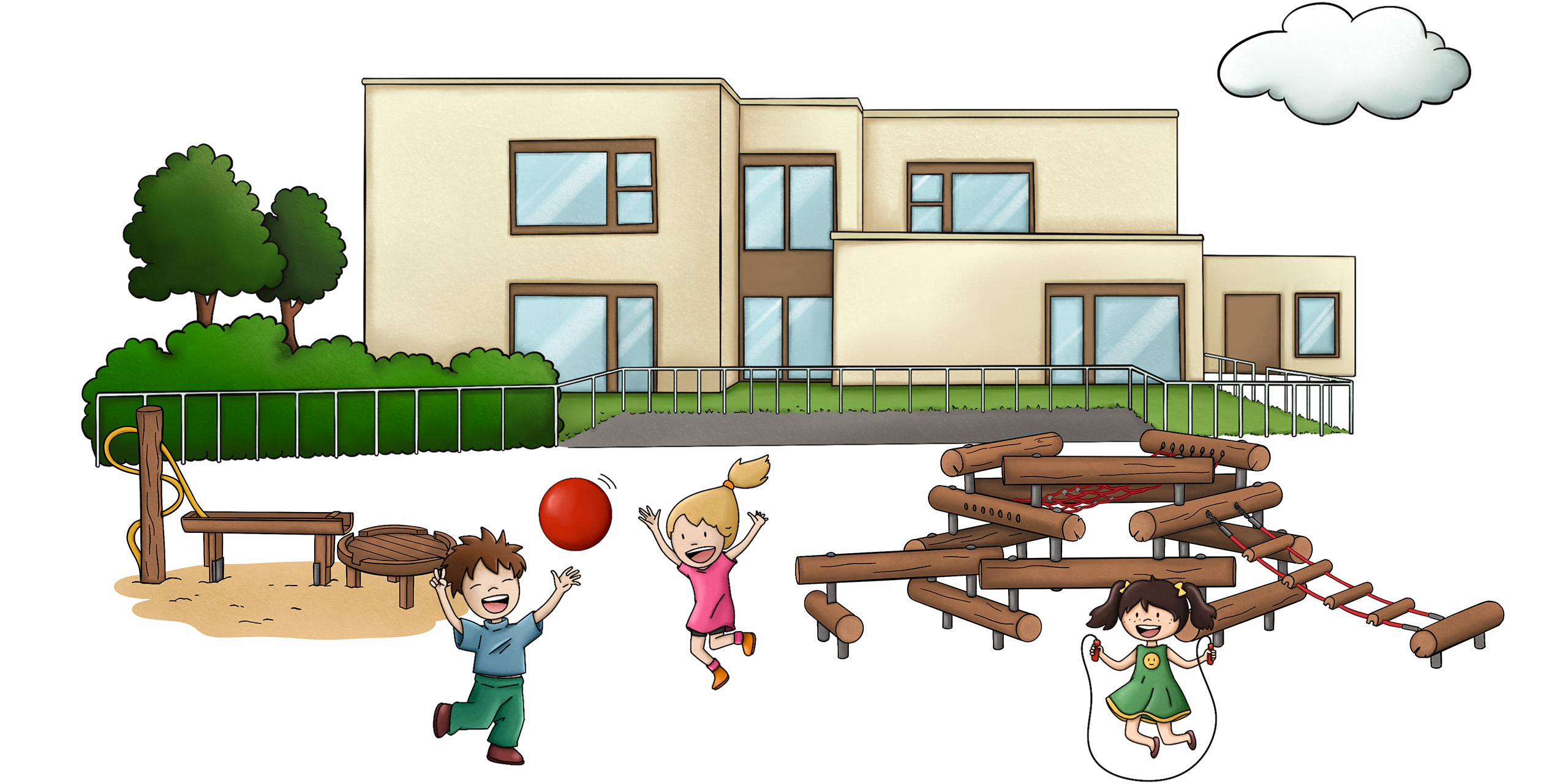 Kita 3D-Visualisierung